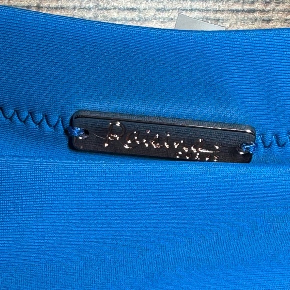 Raisins Curve Plus Costa Ruched High Waist Swim Skirt‎ Blue size 24W - Picture 6 of 10